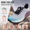 image:imageWomens Orthopedic Wide Plantar Fasciitis Shoes Comfortable Arch Support Diabetic Orthotic Flat Feet Trail Running Athletic Hiking Sneakers Casual Sports Trekking Walking Shoes for Foot Heel PainK2purple