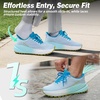 image:imageWomens Orthopedic Wide Plantar Fasciitis Shoes Comfortable Arch Support Diabetic Orthotic Flat Feet Trail Running Athletic Hiking Sneakers Casual Sports Trekking Walking Shoes for Foot Heel PainK2light Blue