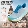 image:imageWomens Orthopedic Wide Plantar Fasciitis Shoes Comfortable Arch Support Diabetic Orthotic Flat Feet Trail Running Athletic Hiking Sneakers Casual Sports Trekking Walking Shoes for Foot Heel PainK2light Blue