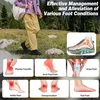image:imageWomens Orthopedic Wide Plantar Fasciitis Shoes Comfortable Arch Support Diabetic Orthotic Flat Feet Trail Running Athletic Hiking Sneakers Casual Sports Trekking Walking Shoes for Foot Heel PainK1black