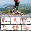 image:imageWomens Orthopedic Wide Waterproof Hiking Boots Comfortable Plantar Fasciitis Diabetic Walking Running Trekking Shoes Orthotic Non Slip Flat Feet Trail Mid Ankle Support Boots for Foot Pain ReliefK1black Rose Red