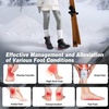 image:imageWomens Orthopedic Winter Snow Boots Wide Comfortable Diabetic Plantar Fasciitis Arch Support Waterproof Insulated Mid Hiking Boots Casual Orthotic Warm Leather Walking Shoes for Feet Heel and PainK1black