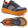 image:imageMens Orthopedic Diabetic Wide Toe Box Walking Shoes Comfortable Arch Support Plantar Fasciitis Orthotics Sport Shoes Swollen Feet Casual Running Tennis Sneakers for Foot and Heel Pain ReliefK3grey Orange