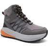 image:imageMens Orthopedic Wide Waterproof Hiking Boots Comfortable Plantar Fasciitis Work Walking Running Trekking Shoes Orthotic Non Slip Flat Feet Mid Ankle Support Trail Sneakers for Foot Pain ReliefK1grey