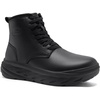 image:imageMens Orthopedic Winter Leather Boots Diabetic Wide Toe Box Comfortable Arch Support Plantar Fasciitis Mid Ankle Boots Orthotic Casual Warm Dress Oxfords Walking Shoes for Foot and Heel Pain ReliefK1black