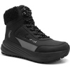 image:imageMens Orthopedic Winter Snow Boots Comfortable Wide Waterproof Plantar Fasciitis Arch Support Diabetic Walking Hiking Shoes Leather Warm Insulated Mid Ankle Boots for Foot Heel Pain ReliefK1black