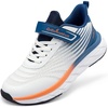 image:imageOrthoComfoot Kids Orthopedic Tennis Shoes for Boys Girls Arch Support Sneakers for Flat Feet Heel Pain amp Overpronation Orthotic Breathable Athletic Running Walking Shoes for School SportsW2white Blue