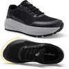 image:imageOrthoComfoot Mens Orthopedic Plantar Fasciitis Wide Shoes Comfortable High Arch Support Trail Running Sneakers for Walking amp Hiking Orthotic Tennis Casual Relief for Flat Feet Feet PainK1black