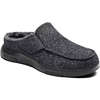 image:imageOrthoComfoot Mens Orthopedic Slippers Shoes with Arch Support Plantar Fasciitis House Slip On Loafers Comfortable Moccasin Mule Clogs for Indoor OutdoorBlack