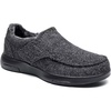 image:imageOrthoComfoot Mens Orthopedic Slippers Shoes with Arch Support Plantar Fasciitis House Slip On Loafers Comfortable Moccasin Mule Clogs for Indoor OutdoorW1black