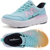 image:imageWomens Orthopedic Diabetic Wide Walking Shoes Comfortable Arch Support Plantar Fasciitis Orthotic Slip OnOff Sport Running Sneakers Casual Flat Feet Swollen Athletic Shoes for Foot Heel and PainK3mint