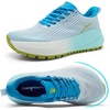 image:imageWomens Orthopedic Plantar Fasciitis Shoes Comfortable Wide Arch Support Diabetic Orthotic Flat Feet Trail Running Athletic Hiking Sneakers Casual Sports Trekking Walking Shoes for Foot Heel PainK2light Blue