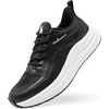 image:imageWomens Orthopedic Road Running Shoes Comfortable Arch Support Plantar Fasciitis Flat Feet Orthotic Sport Sneakers Casual Breathable Outdoor Walking Tennis Shoes for Foot Heel and Pain ReliefW1black