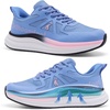 image:imageWomens Orthopedic Road Running Shoes Comfortable Arch Support Plantar Fasciitis Flat Feet Orthotic Sports Sneakers Casual Cushion Tennis Walking Shoes for Foot and Heel Pain ReliefW1blue Purple