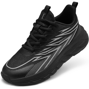 image:imageKids Orthopedic Tennis Shoes for Boys amp Girls Arch Support Plantar Fasciitis Relief Sneakers Orthotic Breathable Athletic Running Shoes for Flat Feet Overpronation amp Heel Pain School Sports WalkingW1black
