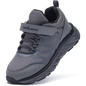 image:imageKids Orthopedic Tennis Shoes for Boys and Girls Comfortable Casual Plantar Fasciitis Arch Support Athletic Running Sneakers Little KidBig Kid School Sports Walking Shoes for Foot and Pain ReliefW1grey