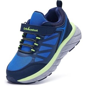 image:imageKids Orthopedic Tennis Shoes for Boys and Girls Comfortable Casual Plantar Fasciitis Arch Support Athletic Running Sneakers Little KidBig Kid School Sports Walking Shoes for Foot and Pain ReliefW2dark Blue