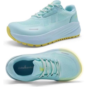 image:imageOrthoComfoot Womens Orthopedic Wide Plantar Fasciitis Trail Shoes Comfortable Diabetic Arch Support Orthotic Flat Feet Running Sneakers Casual Non Slip Hiking Shoes for Foot Heel and Pain ReliefK2mint