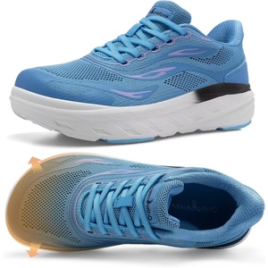 image:imageWomens Orthopedic Diabetic Wide Toe Box Running Shoes Comfortable Arch Support Plantar Fasciitis Orthotic Sport Sneakers Supportive Hammer Toes Casual Walking Shoes for Foot Heel and Pain ReliefK3light Blue