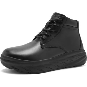 image:imageWomens Orthopedic Diabetic Winter Ankle Boots Wide Toe Box Comfortable Arch Support Plantar Fasciitis Leather Oxford Mid Boots Orthotic Casual Warm Standing Walking Shoes for Foot and Heel PainK1black