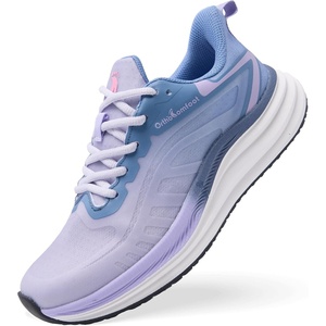 image:imageWomens Orthopedic Road Running Shoes Comfortable Arch Support Plantar Fasciitis Flat Feet Orthotic Sport Sneakers Casual Breathable Outdoor Walking Tennis Shoes for Foot Heel and Pain ReliefW2purple