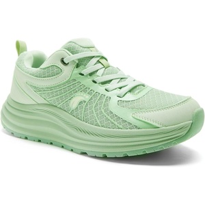 image:imageWomens Orthopedic Trail Running Shoes Comfortable Arch Support Plantar Fasciitis Orthotic Athletic Sneakers Casual Flat Feet Sports Workout Walking Hiking Shoes for Foot Heel and Pain ReliefW3light Green
