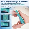 image:imageAir Cushion Sports Insoles for Running amp Basketball  Plantar Fasciitis Relief Arch Support Comfortable Inserts Athletic Metatarsal Gel Forefoot amp Orthotics for Sneakers Size 10 Men12 WomenW1green