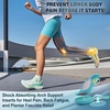 image:imageAir Cushion Sports Insoles for Running amp Basketball  Plantar Fasciitis Relief Arch Support Comfortable Inserts Athletic Metatarsal Gel Forefoot amp Orthotics for Sneakers Size 10 Men12 WomenW1green