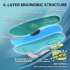 image:imageAir Cushion Sports Insoles for Running amp Basketball  Plantar Fasciitis Relief Arch Support Comfortable Inserts Athletic Metatarsal Gel Forefoot amp Orthotics for Sneakers Size 10 Men12 WomenW1green