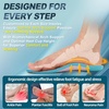 image:imageAir Cushion Sports Insoles for Running amp Basketball  Plantar Fasciitis Relief Arch Support Comfortable Inserts Athletic Metatarsal Gel Forefoot amp Orthotics for Sneakers Size 10 Men12 WomenW1green
