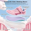 image:imageBoys Girls Kids Orthopedic Tennis Shoes Wide Toe Box Comfortable Casual Arch Support Plantar Fasciitis Running Sneakers Orthotic Athletic School Sport Walking Shoes for Foot and Pain ReliefK3pink