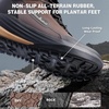 image:imageMens Orthopedic 4E Wide Waterproof Hiking Boots Comfortable Arch Support Trail Shoes for Plantar Fasciitis Outdoor Running Orthotic NonSlip Mid Ankle Boots for Foot amp Heel Pain ReliefKk1brown