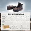 image:imageMens Orthopedic 4E Wide Waterproof Hiking Boots Comfortable Arch Support Trail Shoes for Plantar Fasciitis Outdoor Running Orthotic NonSlip Mid Ankle Boots for Foot amp Heel Pain ReliefKk1brown