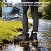 image:imageMens Orthopedic 4E Wide Waterproof Hiking Boots Comfortable Arch Support Trail Shoes for Plantar Fasciitis Outdoor Running Orthotic NonSlip Mid Ankle Boots for Foot amp Heel Pain ReliefKk1brown