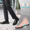 image:imageMens Orthopedic Business Leather Dress Shoes Comfortable Arch Support Plantar Fasciitis Formal Tuxedo Oxford Casual Fashion Modern Wingtip Slip On Loafers for Foot and Ankle Pain ReliefW1black