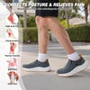 image:imageMens Orthopedic Comfortable Slip On Shoes Casual Plantar Fasciitis Arch Support Orthotic Loafers Comfortable Flat Feet Leisure House Walking Shoes for Foot amp Heel Pain ReliefW1denim