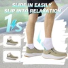 image:imageMens Orthopedic Comfortable Slip On Shoes Casual Plantar Fasciitis Arch Support Orthotic Loafers Comfortable Flat Feet Leisure House Walking Shoes for Foot amp Heel Pain ReliefW3khaki