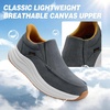 image:imageMens Orthopedic Comfortable Slip On Shoes Casual Plantar Fasciitis Arch Support Orthotic Loafers Comfortable Flat Feet Leisure House Walking Shoes for Foot amp Heel Pain ReliefW1denim
