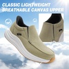image:imageMens Orthopedic Comfortable Slip On Shoes Casual Plantar Fasciitis Arch Support Orthotic Loafers Comfortable Flat Feet Leisure House Walking Shoes for Foot amp Heel Pain ReliefW3khaki