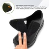 image:imageMens Orthopedic Diabetic Extra Wide Leather Dress Shoes Comfortable Arch Support Hammer Toes Walking Shoes for Plantar Fasciitis Casual Orthotic Slip On Laofers for Foot and Heel PainKk1black13