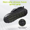image:imageMens Orthopedic Diabetic Extra Wide Leather Dress Shoes Comfortable Arch Support Hammer Toes Walking Shoes for Plantar Fasciitis Casual Orthotic Slip On Laofers for Foot and Heel PainKk1black