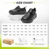 image:imageMens Orthopedic Diabetic Extra Wide Leather Dress Shoes Comfortable Arch Support Hammer Toes Walking Shoes for Plantar Fasciitis Casual Orthotic Slip On Laofers for Foot and Heel PainKk1black