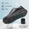 image:imageMens Orthopedic Diabetic Walking Shoes Comfortable Wide Toe Box Arch Support Plantar Fasciitis Heel Spur Running Shoes Orthotic Swollen Casual Soft Breathable Sneakers for Foot and Heel Pain ReliefK1black