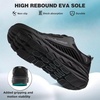 image:imageMens Orthopedic Diabetic Walking Shoes Wide Toe Box Comfort Arch Support Tennis Shoes Plantar Fasciitis Flat Feet Orthotic Sports Running Sneakers for Foot and Heel Pain ReliefK1black
