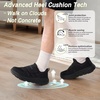 image:imageMens Orthopedic Diabetic Walking Shoes Wide Toe Box Comfortable Arch Support Plantar Fasciitis Slip On Shoes Swollen Feet Casual Adjustable Loafers for Foot and Heel Pain ReliefK1black