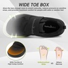 image:imageMens Orthopedic Diabetic Walking Shoes Wide Toe Box Comfortable Arch Support Plantar Fasciitis Slip On Shoes Swollen Feet Casual Adjustable Loafers for Foot and Heel Pain ReliefK1black