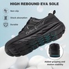 image:imageMens Orthopedic Diabetic Walking Shoes Wide Tox Box Comfortable Arch Support Plantar Fasciitis Orthotics Heel Spur Shoes Swollen Feet Casual Fashion Sneakers for Foot and Heel Pain ReliefK1black