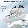 image:imageMens Orthopedic Diabetic Wide Running Shoes Arch Support Plantar Fasciitis Sneakers Comfortable Beathable Orthotic Walking Shoes for Ankle amp Heel Pain Relief Wide Fit for Swollen FeetK3white