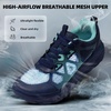 image:imageMens Orthopedic Diabetic Wide Running Shoes Arch Support Plantar Fasciitis Sneakers Comfortable Beathable Orthotic Walking Shoes for Ankle amp Heel Pain Relief Wide Fit for Swollen FeetK2dark Blue