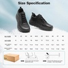 image:imageMens Orthopedic Diabetic Wide Running Shoes Arch Support Plantar Fasciitis Sneakers Comfortable Beathable Orthotic Walking Shoes for Ankle amp Heel Pain Relief Wide Fit for Swollen FeetK1black